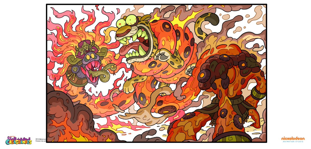 Jnoel150's tweet image. In 2022 I got to do some vis dev exploration for the Casagrandes Movie! I don't get to do stuff like this for work too often so these were real fun to draw