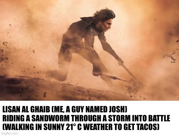 New taco place opened up down the street