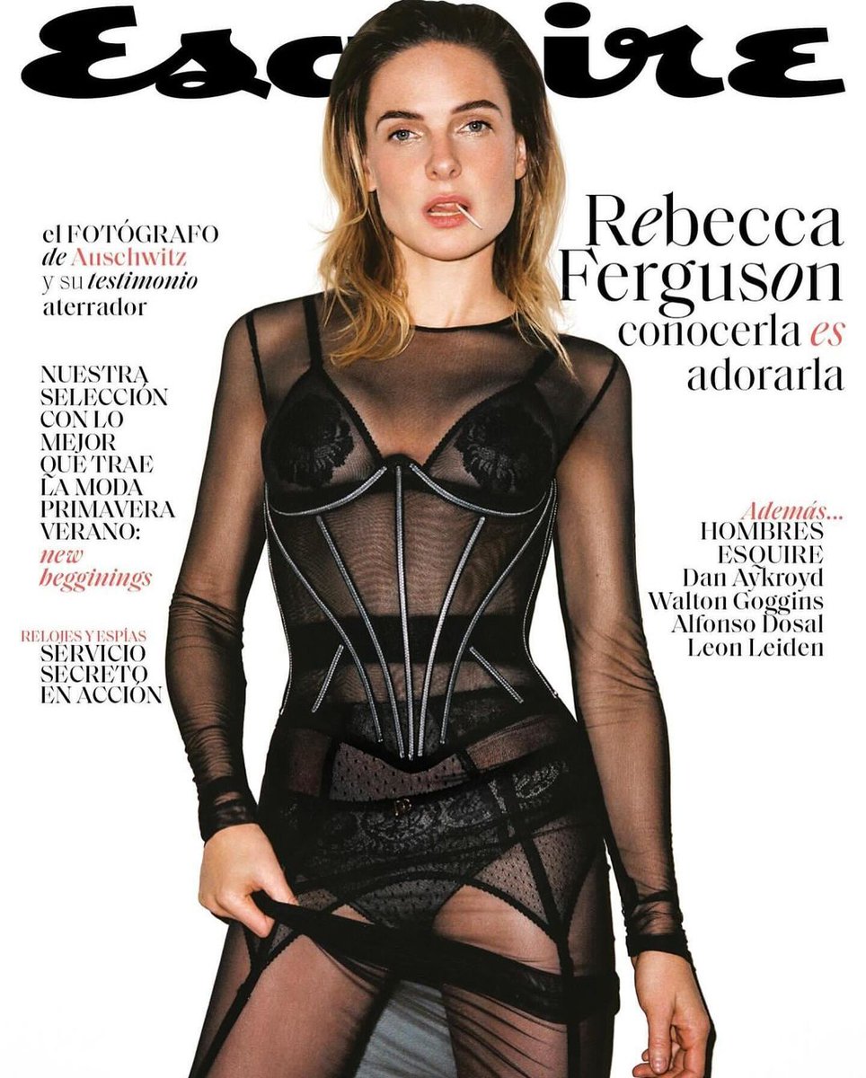 레베카 퍼거슨 (Rebecca Ferguson) Esquire Mexico 4월호 커버와 화보 내가 넷플에서 영화 '폴링스노우'를 보고 반했던 퍼거슨.Translate post
