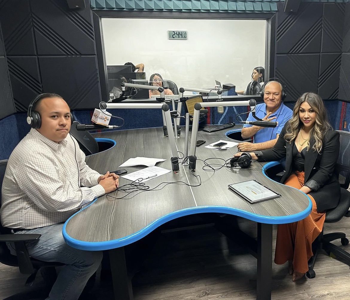 Our head of communications @sandym_c at the largest radio station in Cuernavaca talking about the Maya Spirits Art Tech Summit being hosted tomorrow at the Juan Soriano Museum.