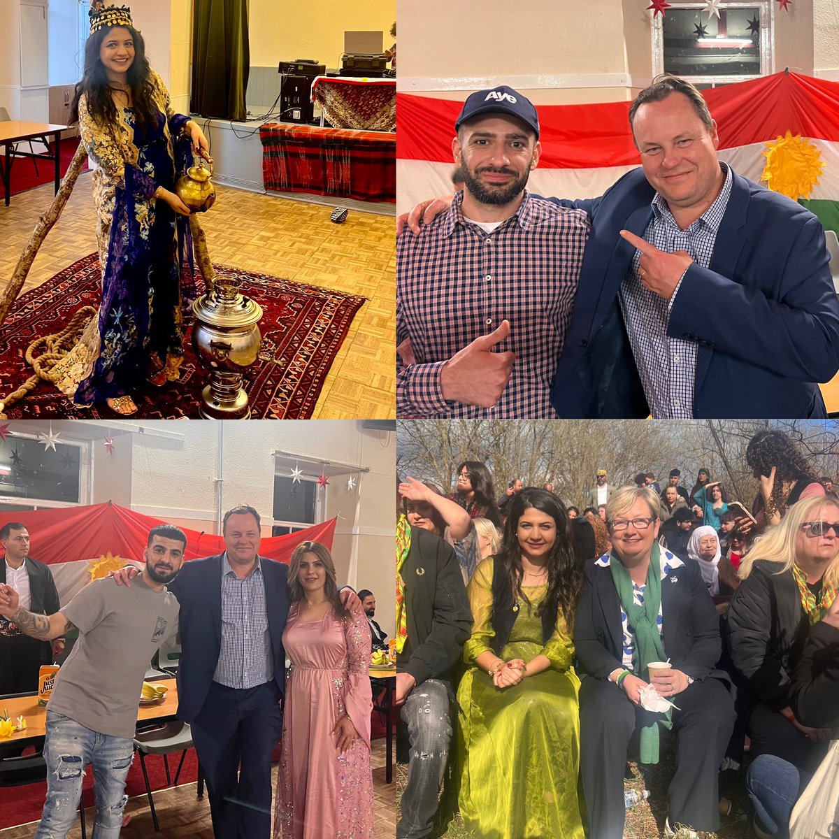 The Kurdish community in Glasgow & Edinburgh would like to thank @ChrisStephens & @joannaccherry for celebrating #Newroz with us over the weekend. Your support is appreciated. #Newroz #Scotland #Kurds We hope you enjoyed the dance & our traditional food.