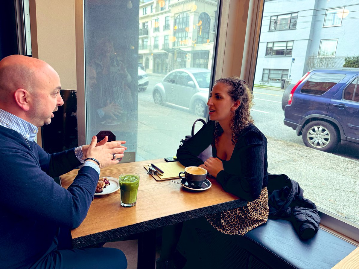 Our history informs our future. Always good to talk #BC #Jewish history with Elana from @JMA_BC. The Jewish Museum & Archives preserve the stories of countless families,individuals & organizations that made our community what it is today. I am proud that @JewishVancouver partners