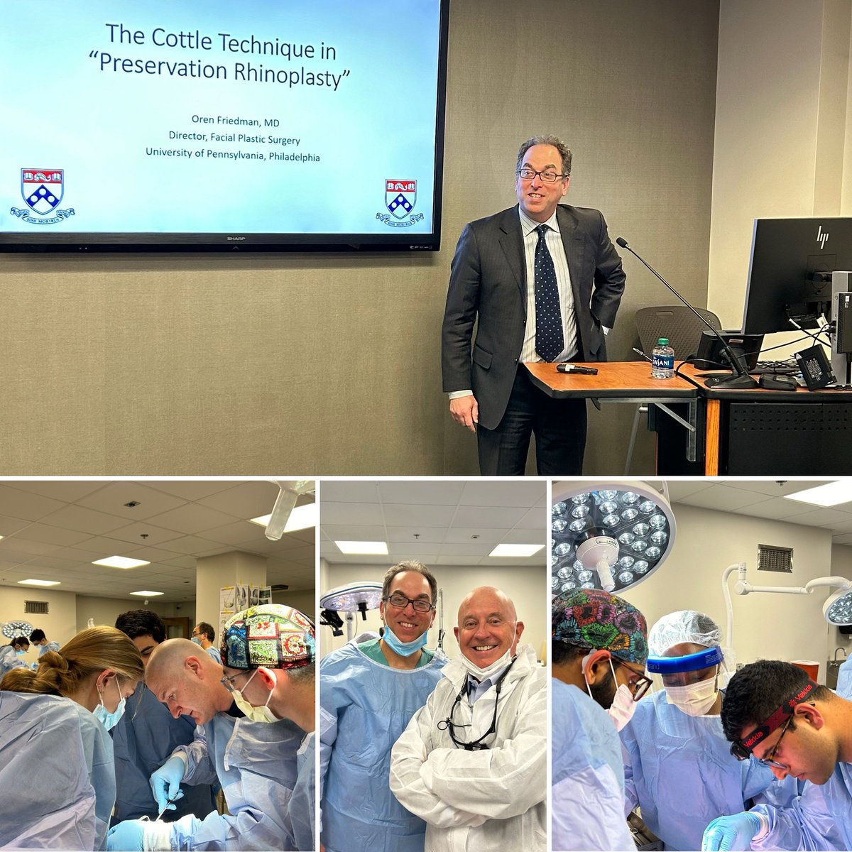 KU Otolaryngology - Head & Neck Surgery (@ku_ent) on Twitter photo Big thanks to Oren Friedman MD <a href="/Penn_ENT/">Penn Otorhinolaryngology</a> <a href="/PennRhinology/">Penn Rhinology</a> for sharing subspecialty expertise @ku_ent <a href="/KUFacialPlastic/">Kansas Health System Facial Plastic Surgery.</a> surgical skills lab & Grand Rounds focused on The Cottle Technique in Preservation Rhinoplasty
#ENTsurgery #WeAreOto #OHNS #OtoHNS #MedTwitter #MedEd Big thanks to Oren Friedman MD <a href="/Penn_ENT/">Penn Otorhinolaryngology</a> <a href="/PennRhinology/">Penn Rhinology</a> for sharing subspecialty expertise @ku_ent <a href="/KUFacialPlastic/">Kansas Health System Facial Plastic Surgery.</a> surgical skills lab & Grand Rounds focused on The Cottle Technique in Preservation Rhinoplasty
#ENTsurgery #WeAreOto #OHNS #OtoHNS #MedTwitter #MedEd