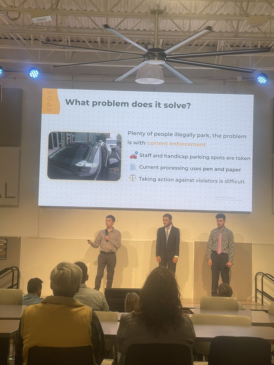 <a href="/wcsBHSccte/">BHS CCTE</a> <a href="/VEXRobotics/">VEX Robotics</a> Parkify up last at the #technoprenuership pitches for <a href="/wcsBHSccte/">BHS CCTE</a>