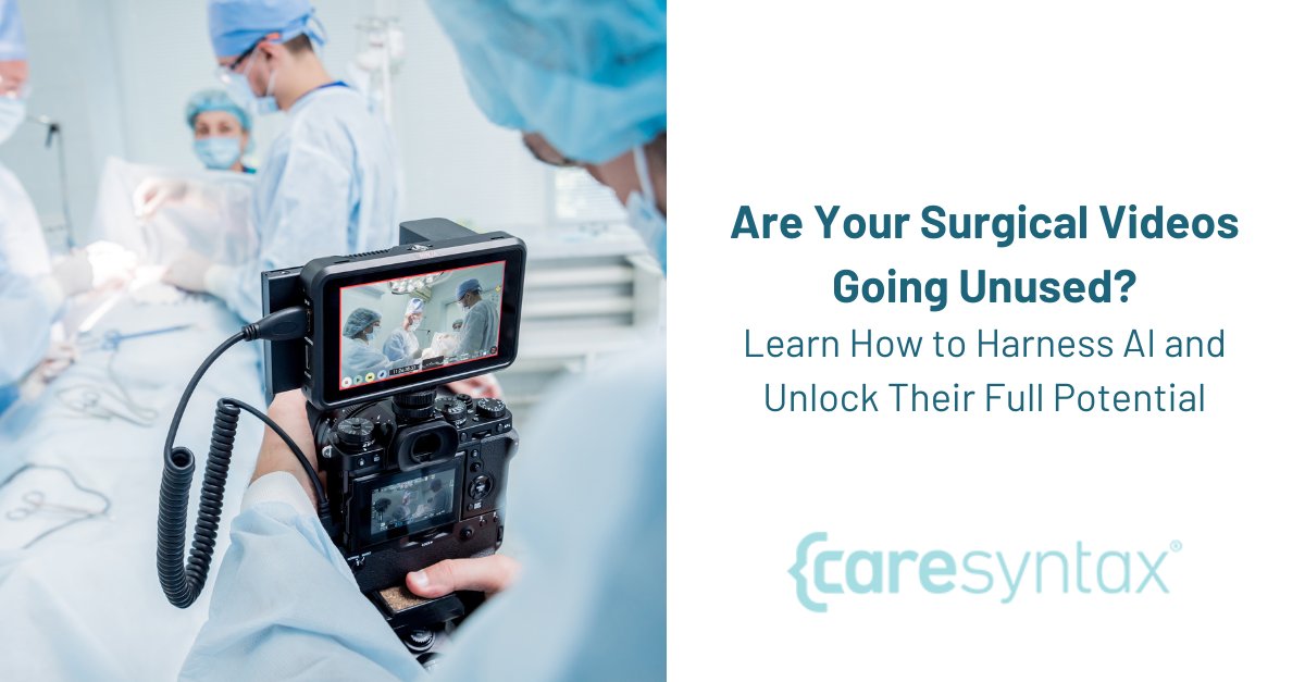 caresyntax's tweet image. Surgical videos sit in hospital IT systems, holding untapped potential to benchmark outcomes and enhance performance.

Want to learn how to leverage surgical video data and AI? Read more here: bit.ly/4a7YL9Y

#DataDrivenInnovation #DataDrivenSurgery