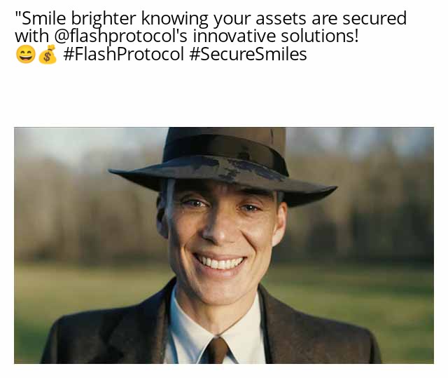 EwuosoMayowa's tweet image. Secure your assets and smile brighter with @flashprotocol's innovative solutions! 😄💰 #FlashProtocol #SecureSmiles