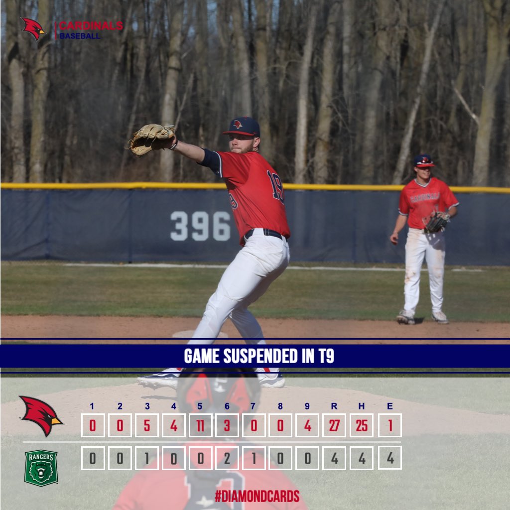Cards come away with a big finish to the weekend. 39 total hits and 41 runs in the doubleheader! @JatczakHayden 5 hits 2 2Bs @BradyCarpente15 7-9 5 RBIs, 2 BBs @clennen4 6-8 w/ 2 RBI and a BB @HechtSteven @ChaseRaymond21 with 2 quality starts and the bullpen dominant again
