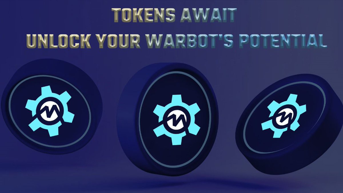 Tokens are your key in ROTW. Unlock the full potential of your Warbot and rule the game!

#PlayToEarn #WarbotPotential #ROTW