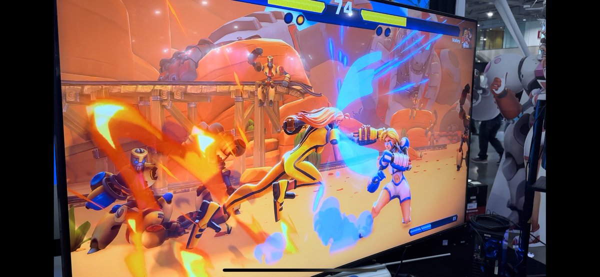 TraceWolfe's tweet photo. Had a blast a PAX East this year! Thanks to everyone who came up to the @ShotOne_ booth to see a demo of Shot One Fighters! https://t.co/XU59zxUK5k