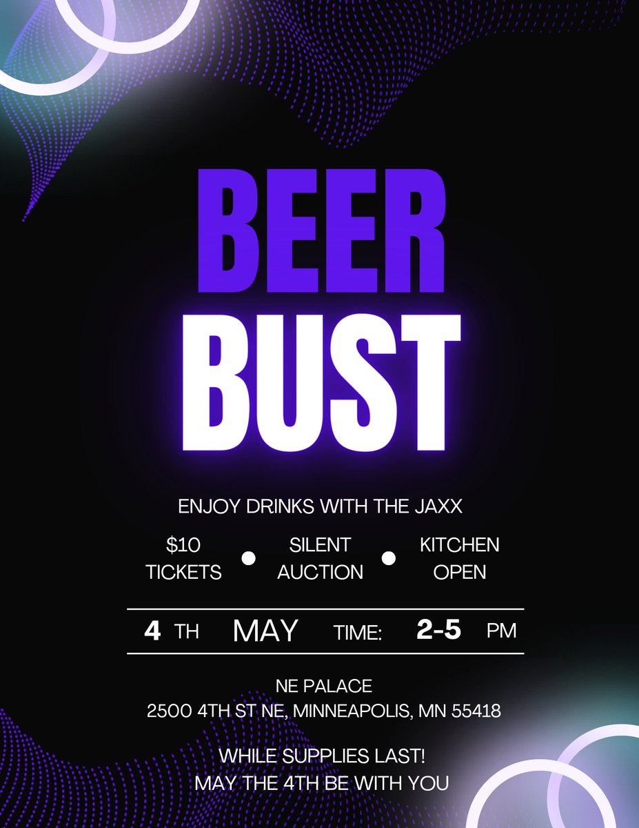 See you guys at NE Palace for some all you can drink beers 🍻!
#maythe4thbewithyou