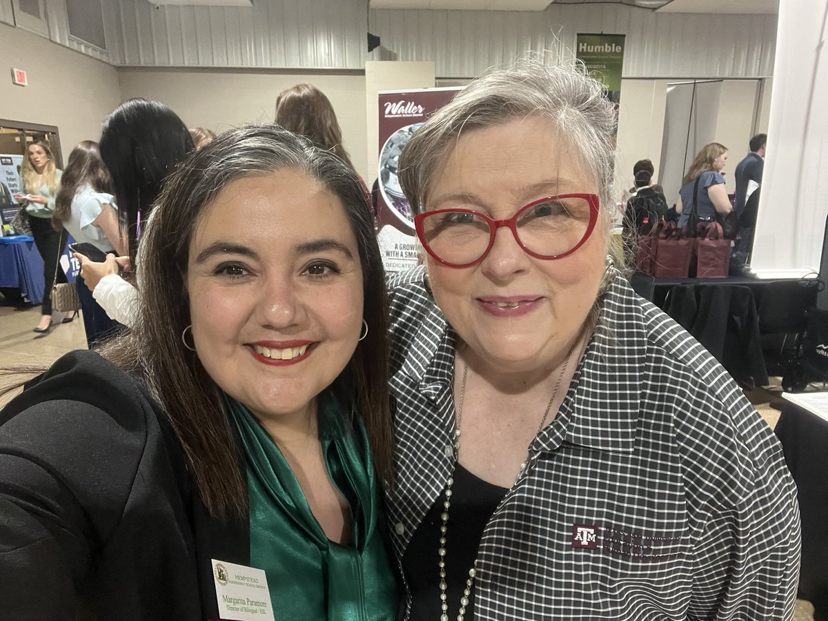 Today I had the honor to represent <a href="/HempsteadISD/">Hempstead ISD</a> at the education job fair <a href="/TAMU/">Texas A&M University</a> love seeing all of the future teachers excited to be a part of this wonderful and nobel profession!