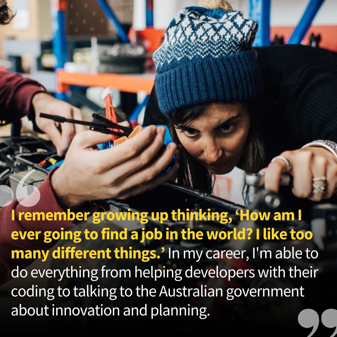 Michelle is interested in a bit of everything. A Bachelor of Science, a few arts breadth subjects and a Master of Global Media Communication (@ArtsUniMelb) led her to found an AI startup. Tap to learn more ➡️ unimelb.me/3SQGeZC