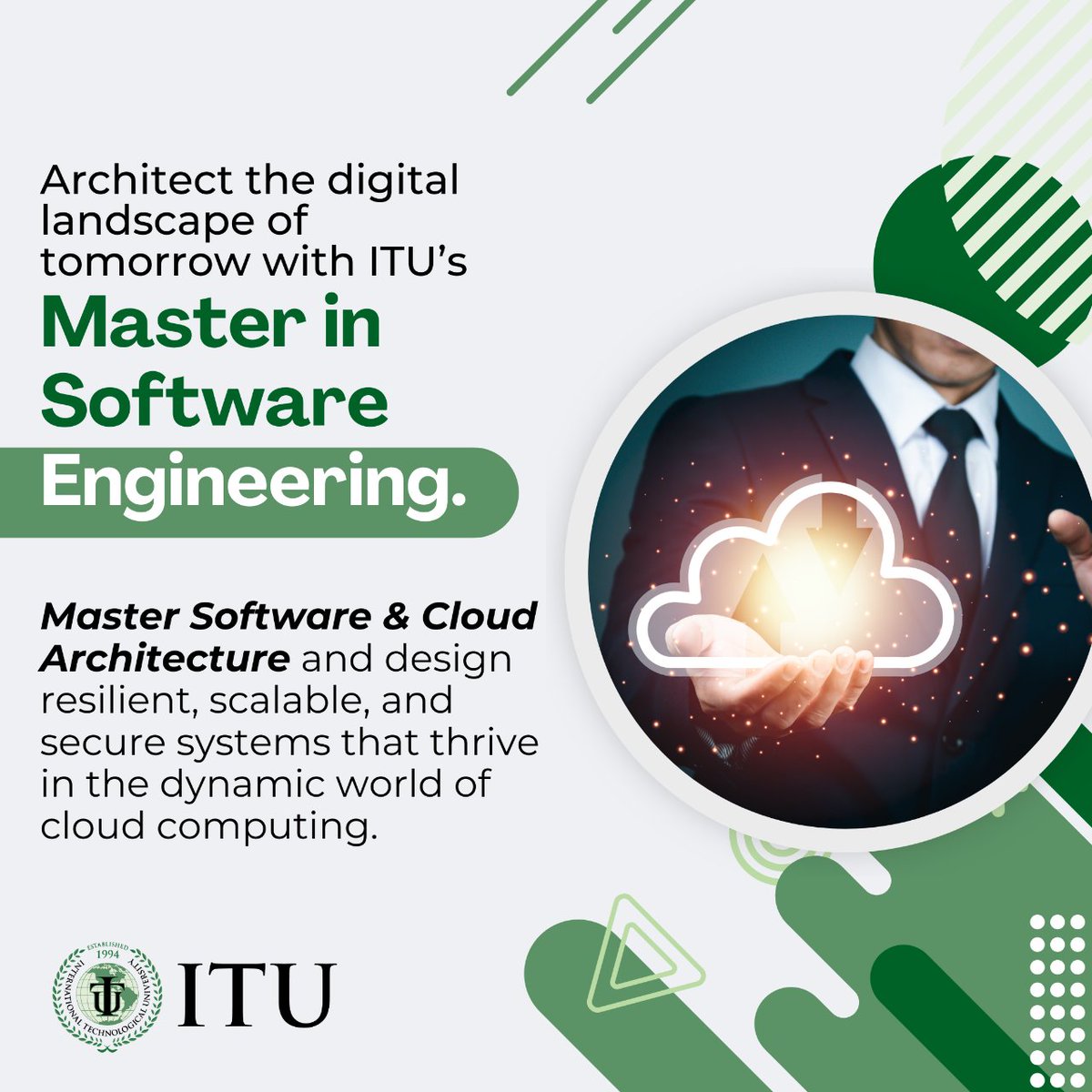 ITU_Tweets's tweet image. Architect the digital landscape of tomorrow with ITU&apos;s Master in Software Engineering.
Learn more: discover.itu.edu

#itusv #masterdegree #softwareengineering #software #softwaredesign