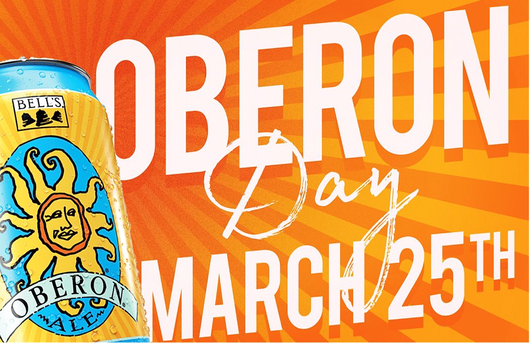 It’s time for an iced COLD Oberon ! 🧊🍻