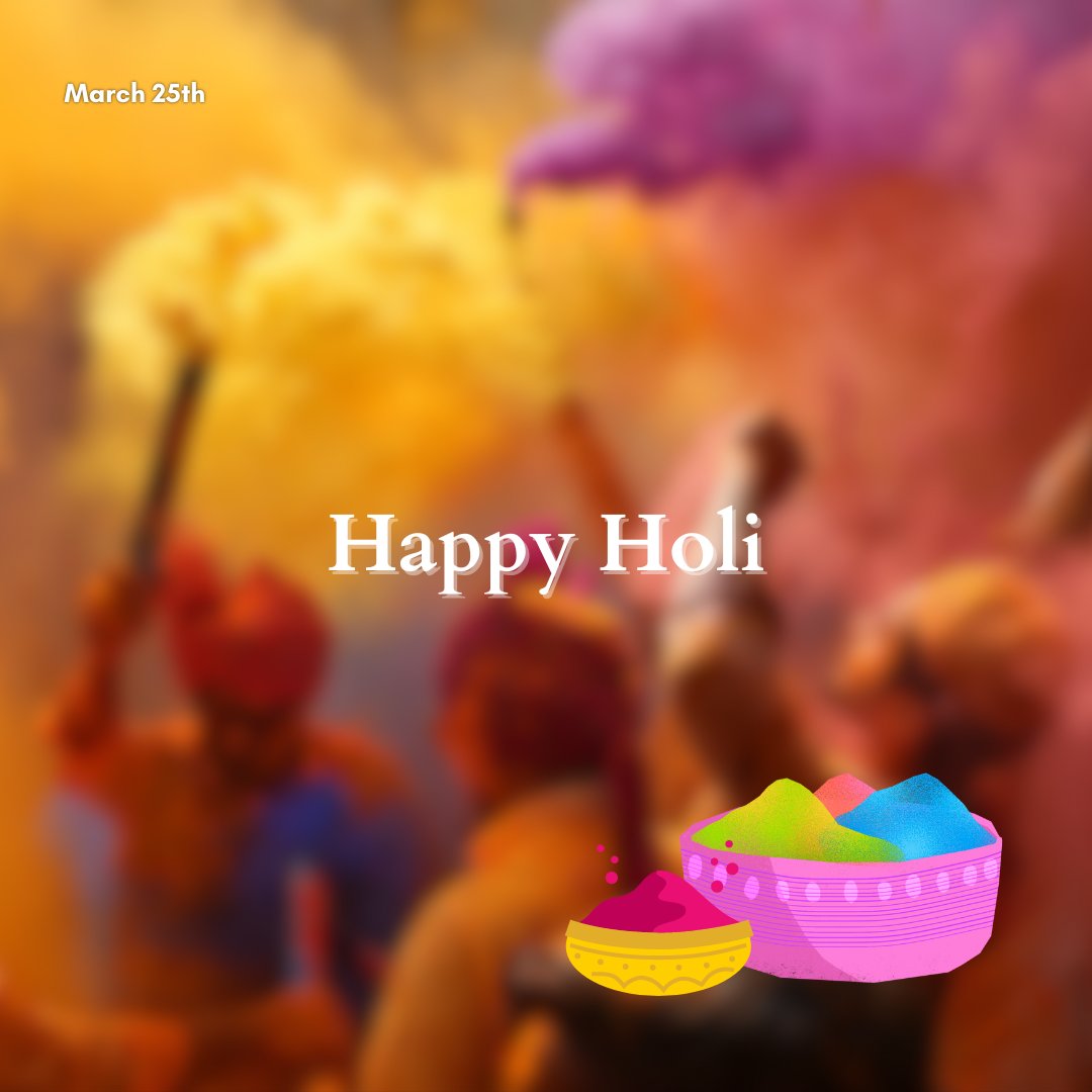 faithmocomd's tweet photo. Holi Hai! Today is Holi, it is an ancient Hindu tradition that marks the triumph of good over evil. It indicates the start of spring and a good harvest. We hope this day is one filled with joy and peace to all celebrating. https://t.co/YyhuxTaTel
