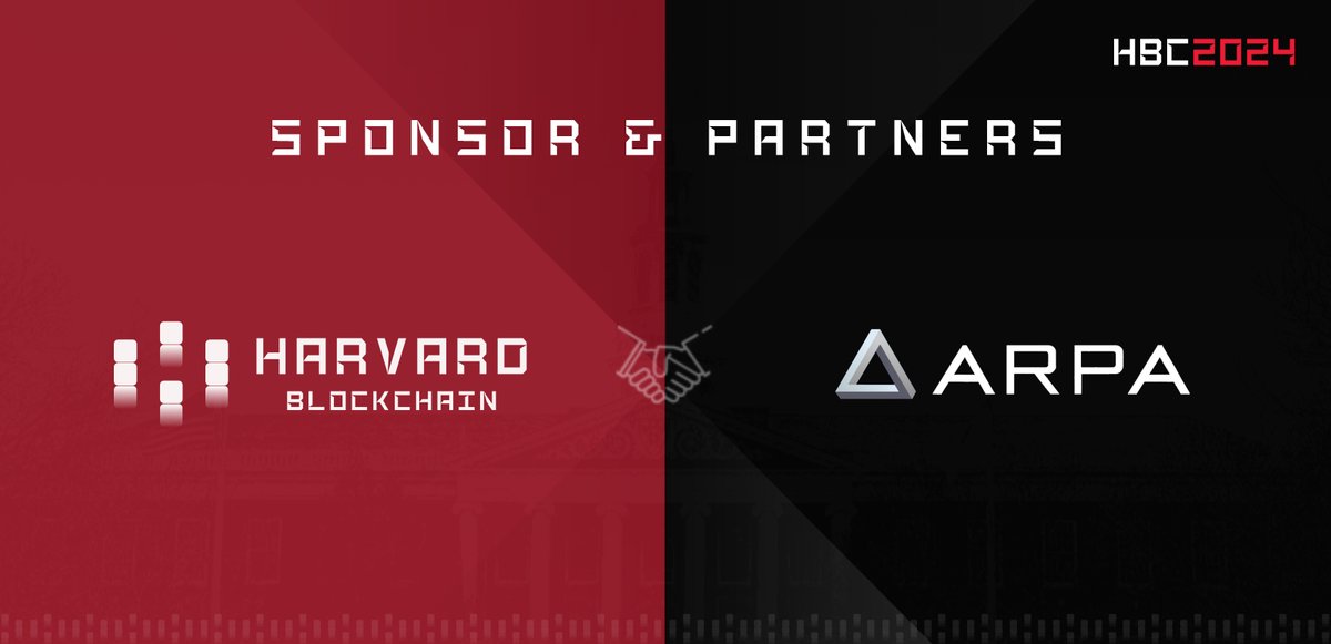 Harvard Blockchain (@hbscryptoclub) on Twitter photo 🎉 Thrilled to unveil our sponsor <a href="/arpaofficial/">ARPA Network</a> for Harvard Blockchain Conference #HBC2024! Thank you for making this event possible!
ARPA network is a BLS network that can serve as the infrastructure of a verifiable random number generator (RNG), secure wallet, cross-chain 🎉 Thrilled to unveil our sponsor <a href="/arpaofficial/">ARPA Network</a> for Harvard Blockchain Conference #HBC2024! Thank you for making this event possible!
ARPA network is a BLS network that can serve as the infrastructure of a verifiable random number generator (RNG), secure wallet, cross-chain