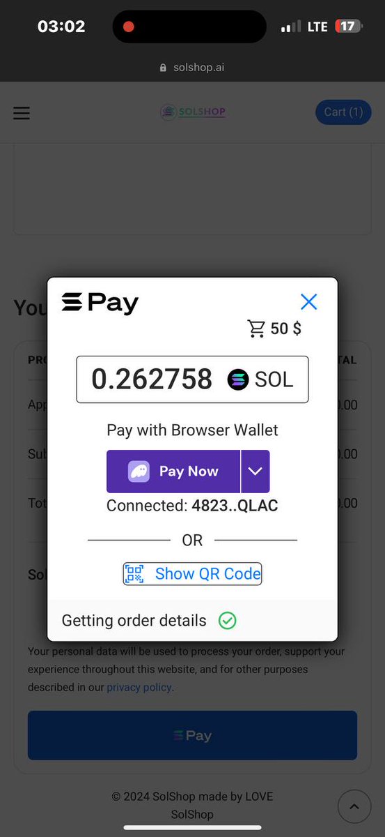 SolShopToken's tweet photo. One of our users tested it 🔥

#SolShop @toly https://t.co/52zOKnF7dR