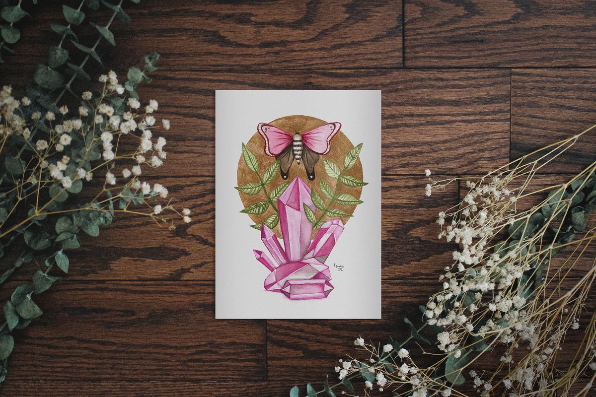 studiojulep's tweet photo. @ArtsQuico Hi there! Studio Julep here coming in with original watercolors, prints, and stickers ✨

I also have mystery mailers as a special option available in my shop right now!

Hope you check my work out 🖤 https://t.co/q9f4IwLz6r