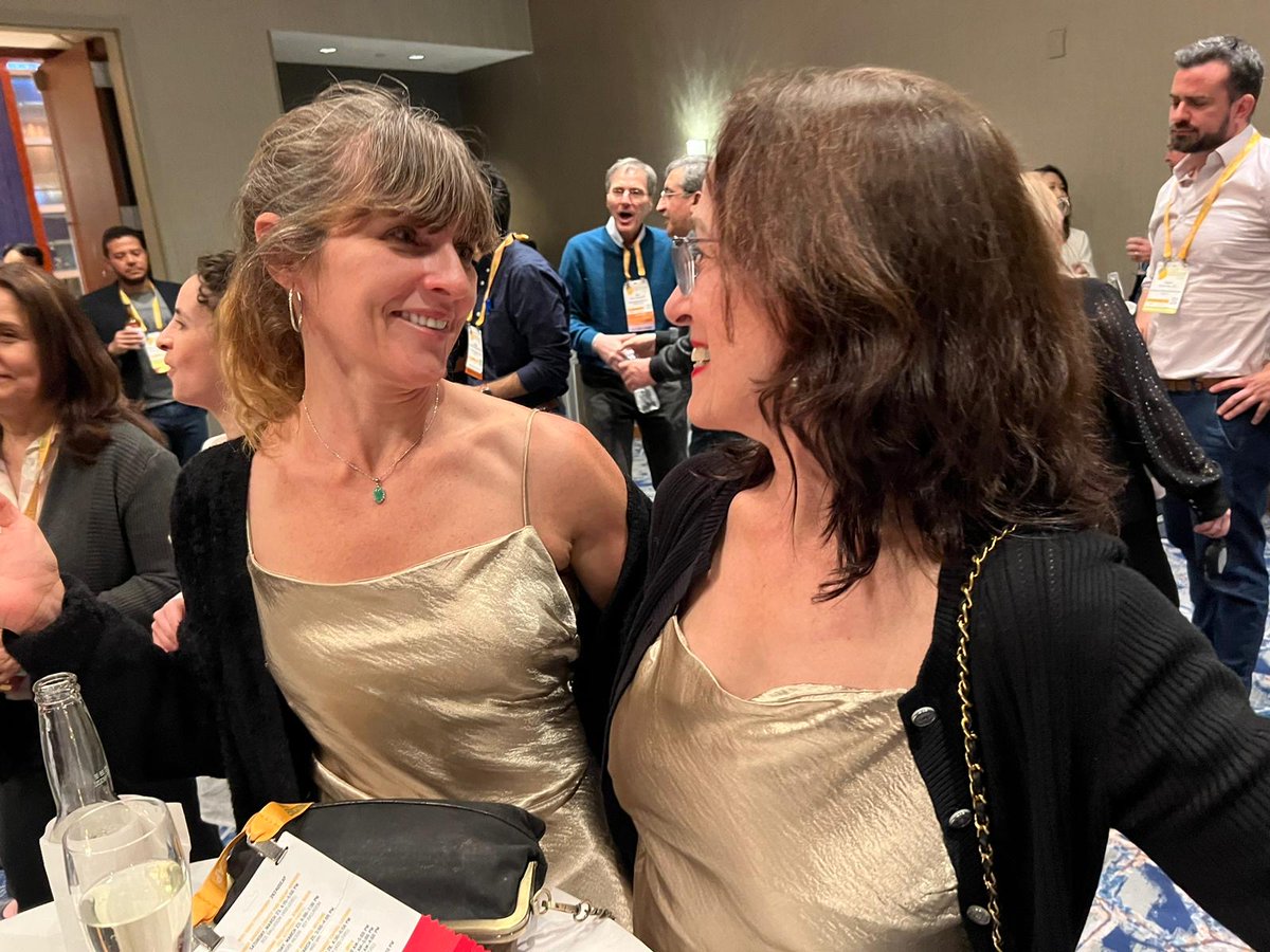 A couple Golden Goldman Girls cutting up at the #UMiamiPath reception at USCAP. Dr. Yantiss was given the Goldman from the USCAP and I the Goldman award from the Gastrointestinal Pathology Society. Of course a certain age is required to appreciate Golden Girls.