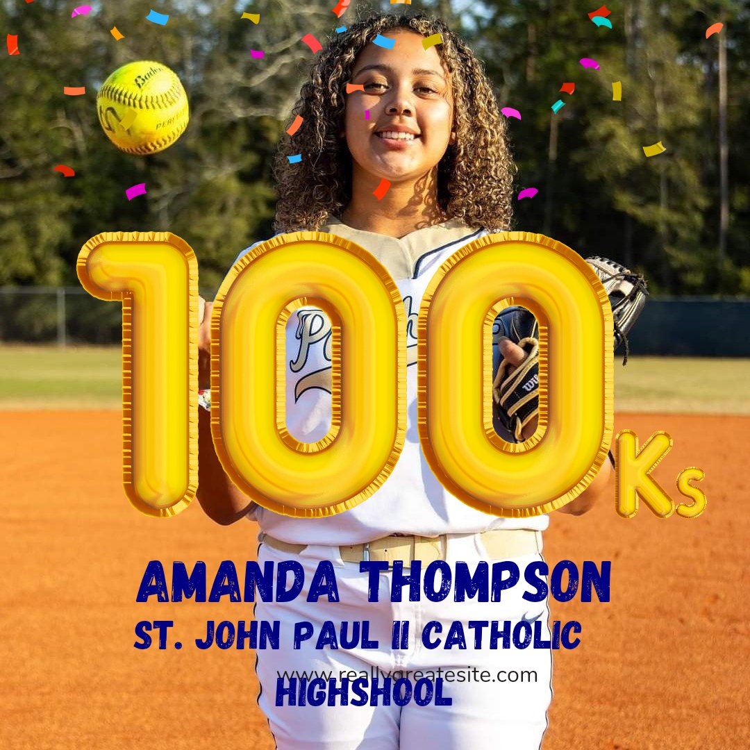 MandaThompson26's tweet photo. My high school team is 9 - 1 so far and I just hit 100 Ks for the season! So proud of my entire team! GO PANTHERS! @ExtraInningSB @NDcoachGumpf @DukeCoachYoung @BethTorina @lmcmahon7 @UACoachMurphy @LLefty18 @7_Inning_Sports https://t.co/BrUyuoBAt9
