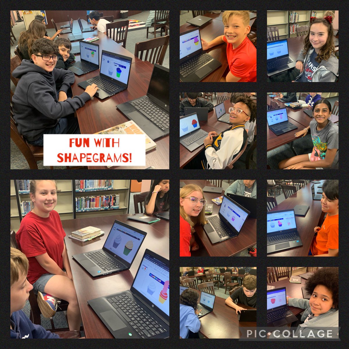 Kellie Lahey (@gottasectech) on Twitter photo Working on improving our #Techskills takes #perseverance These <a href="/CollinsCobras/">Collins Intermediate, Conroe ISD</a> from LC 6-1, 6-2, & 6-3 are showing off their cupcake creation using <a href="/tonyvincent/">Tony Vincent</a> #Shapegrams lesson using different shape tools, #MathInTheRealWorld & keyboard shortcuts #practicemakesprogress Working on improving our #Techskills takes #perseverance These <a href="/CollinsCobras/">Collins Intermediate, Conroe ISD</a> from LC 6-1, 6-2, & 6-3 are showing off their cupcake creation using <a href="/tonyvincent/">Tony Vincent</a> #Shapegrams lesson using different shape tools, #MathInTheRealWorld & keyboard shortcuts #practicemakesprogress