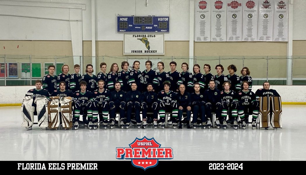 Florida Eels Premier Season comes to a close after an incredible run at the USPHL Nationals. We couldn’t be prouder of the work, the passion, the drive of this team. Thank you guys for giving us everything you had and being apart of our family.