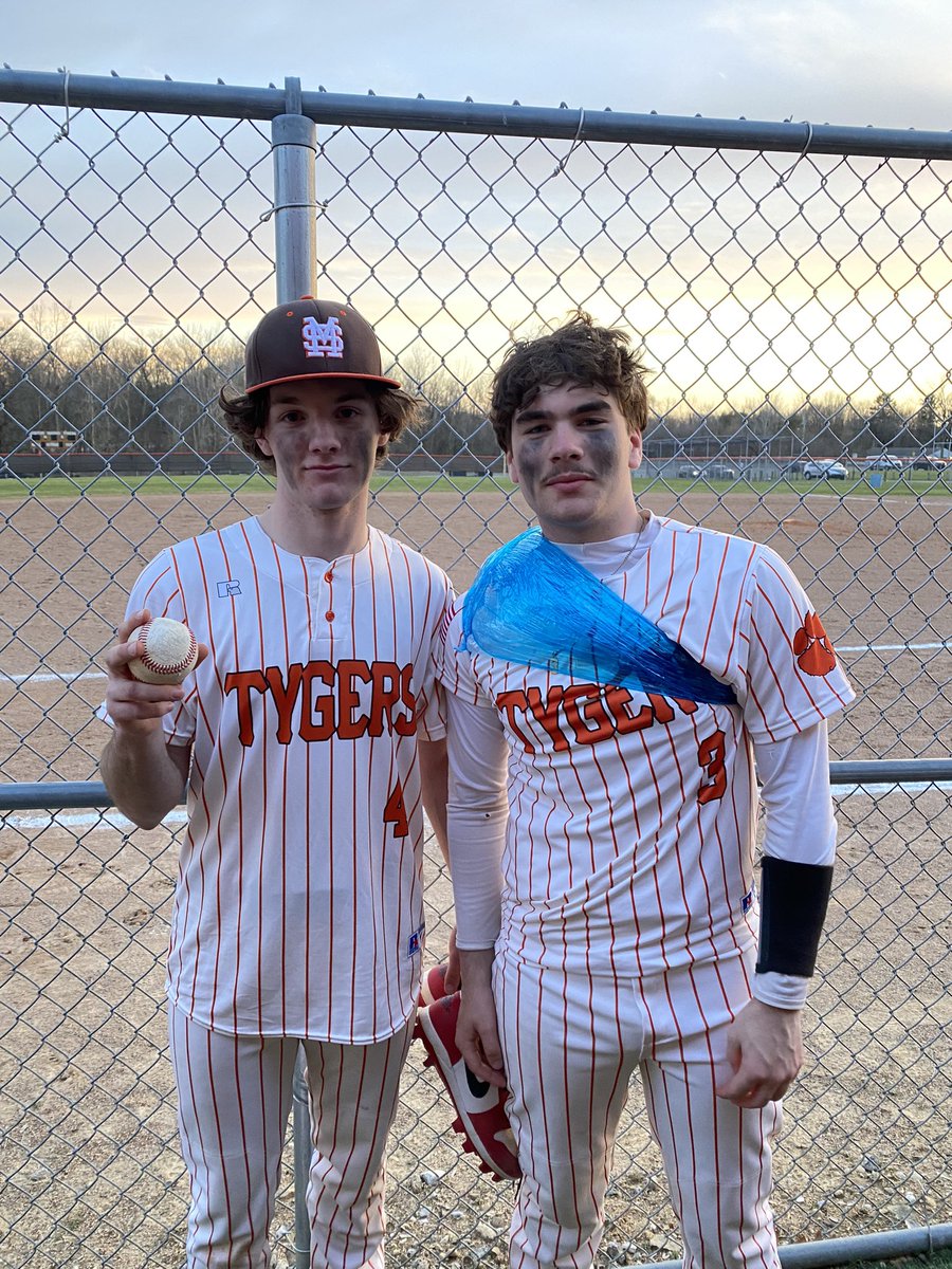 Big win for your Tygers today to bring them to 1-0 on the season. 

Congrats to the battery of Justin Bland and Josh Malone on dealing up a five inning no hitter. Justin pitched all 5 innings earning the win and finishing with 11 strikeouts. 

Go Tygers!