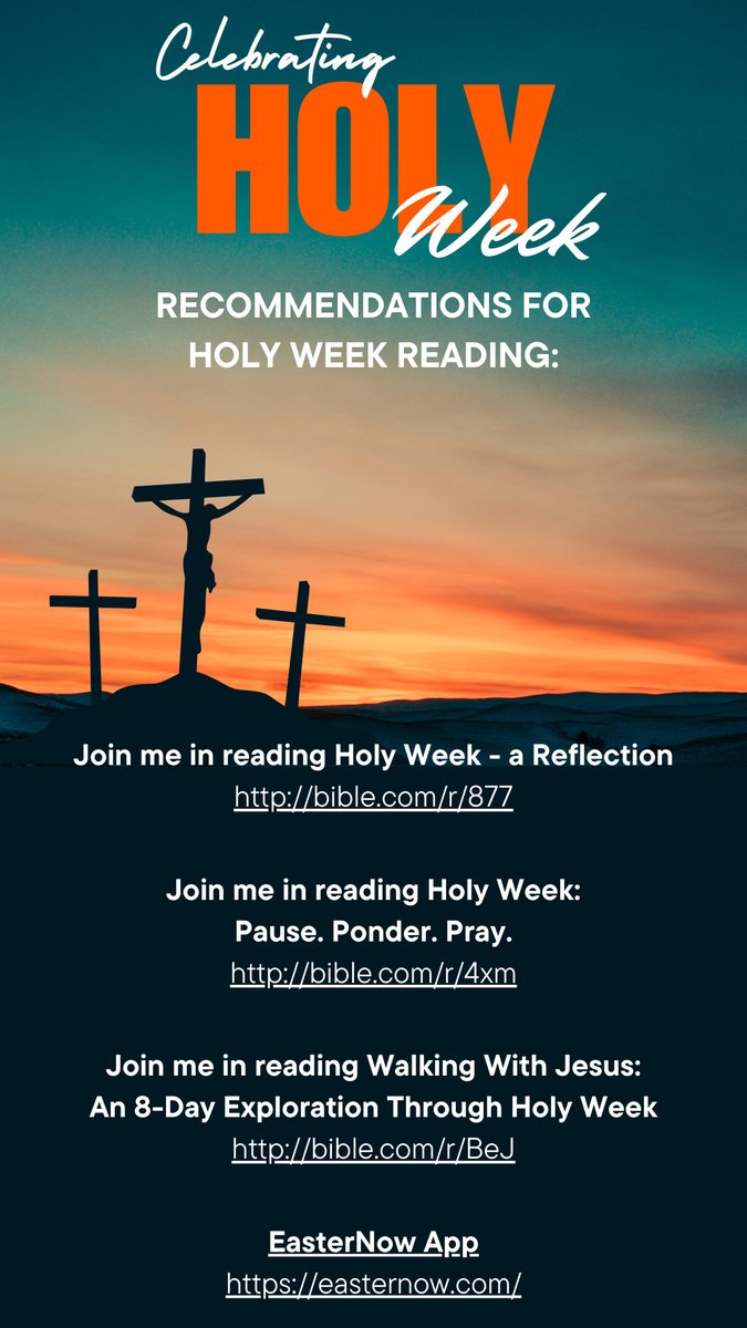 Holy Week recommended reading