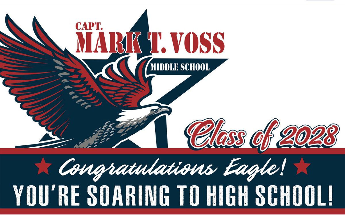 8th graders! Get your "Soaring into HS" yard signs, sales end Wednesday->
vosssoaringinto2028.itemorder.com