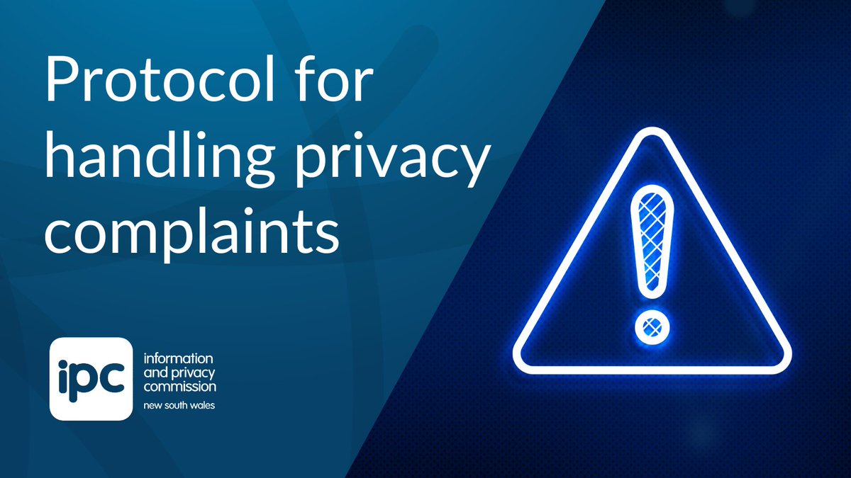 What happens when a privacy complaint is made about your agency? This Protocol describes how the Privacy Commissioner will generally deal with privacy complaints: https:// bit.ly/49l5JYA