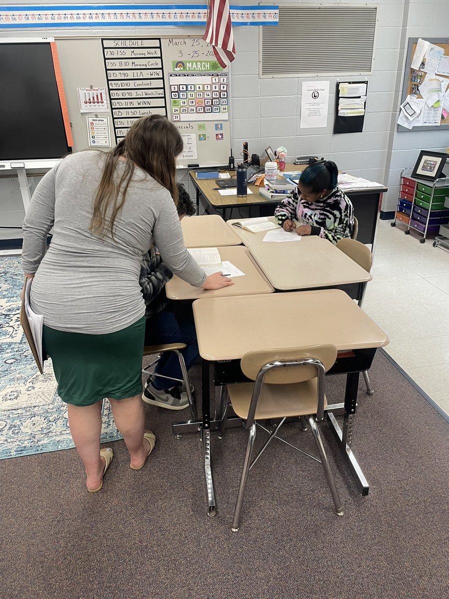 Morning spent in instructional rounds observing teachers implementing our school wide goal of actively monitoring students progress to ensure alignment between instruction and learning outcomes. Powerful commitment to student success! <a href="/Dr_Rob_Jackson/">Dr. Rob Jackson</a> <a href="/JennReed23/">Dr. Jennifer Reed</a>