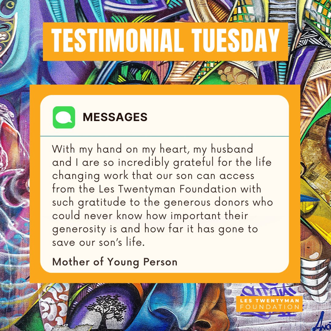 Your contributions are genuinely life-changing, and we want you to know the profound impact you make on the lives of those we work with, and we thank you. 🤗

#TestimonialTuesday #SupportingYouth #YoungPeople #MentalHealth