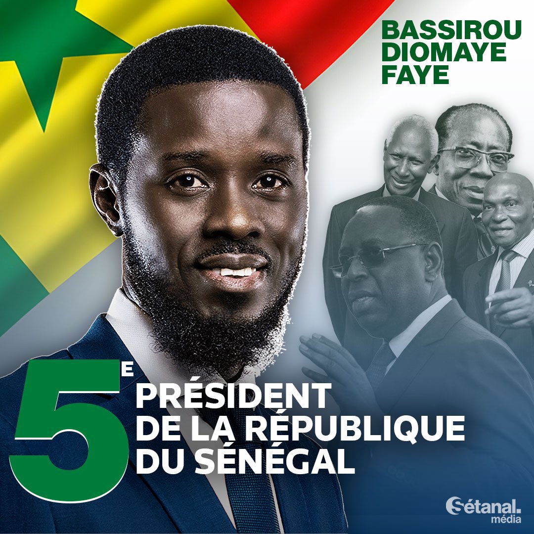 #SénégalVote🔥🇸🇳🐝

𝗟𝘂𝗻𝗱𝗶, 𝗕𝗮𝘀𝘀𝗶𝗿𝗼𝘂 𝗗𝗶𝗼𝗺𝗮𝘆𝗲 𝗙𝗮𝘆𝗲, 𝗹𝗲 𝗴𝗮𝗴𝗻𝗮𝗻𝘁 𝗱𝗲 𝗹𝗮 𝗽𝗿é𝘀𝗶𝗱𝗲𝗻𝘁𝗶𝗲𝗹𝗹𝗲 𝗮𝘂 𝗦é𝗻é𝗴𝗮𝗹, 𝗮 𝗮𝗳𝗳𝗶𝗿𝗺é 𝗾𝘂𝗲 𝘀𝗼𝗻 𝗽𝗮𝘆𝘀 𝗿𝗲𝘀𝘁𝗲𝗿𝗮𝗶𝘁 𝗹'𝗮𝗹𝗹𝗶é 𝘀û𝗿 𝗲𝘁 𝗳𝗶𝗮𝗯𝗹𝗲 𝗱𝗲 𝘁𝗼𝘂𝘀 𝗹𝗲𝘀…