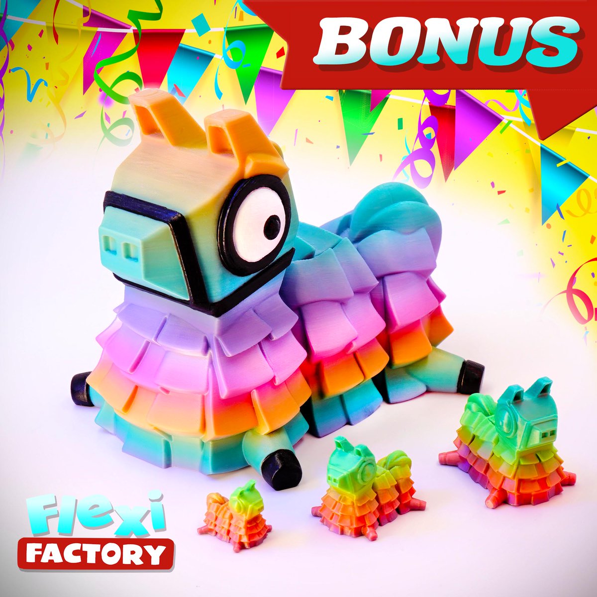 FlexiFactory's tweet photo. #bonus #flexifactory Viva Fiesta! Micro, Mini and Max Piñata NOW Available for members. $10usd monthly
Patreon/My Mini Factory Tribes:
https://t.co/NTg8HcpUMb
#3d #3dprinted #3dprint #PartyTime #pinatas #fiestas #toy #flexibility #decorations #patreoncreator #colorful #stl #3MF https://t.co/Bubkih07b3