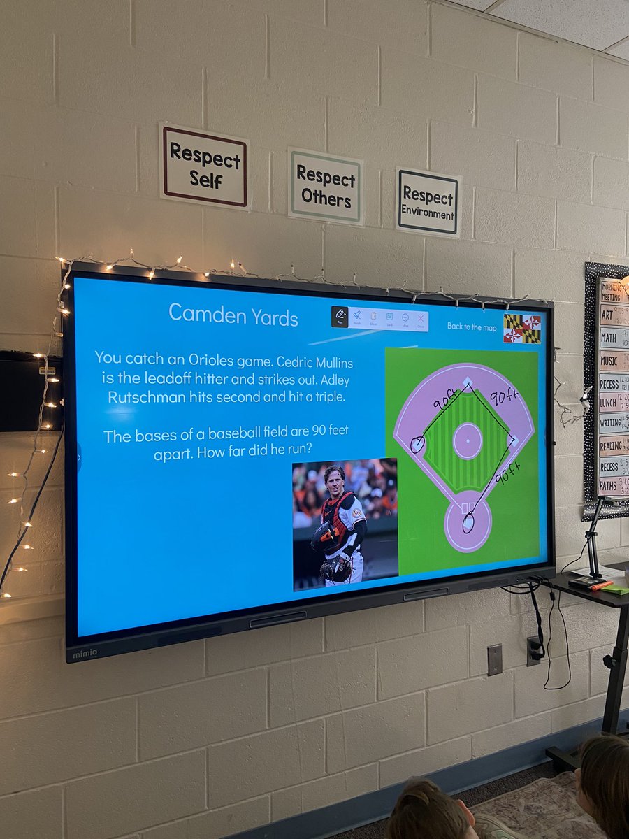 Happy Maryland Day! I had every intention of getting photos of everyone in their Maryland-related attire and of all the fun Maryland activities today but this is all I got! In math we took a virtual road trip to review 3rd grade standards 😊