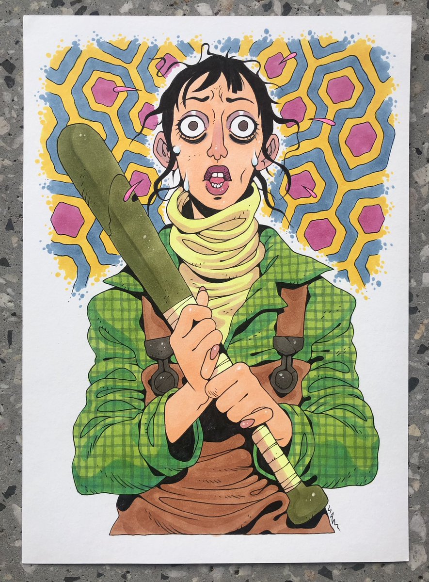 Forgot that someone got me to draw Shelley Duvall again last year.