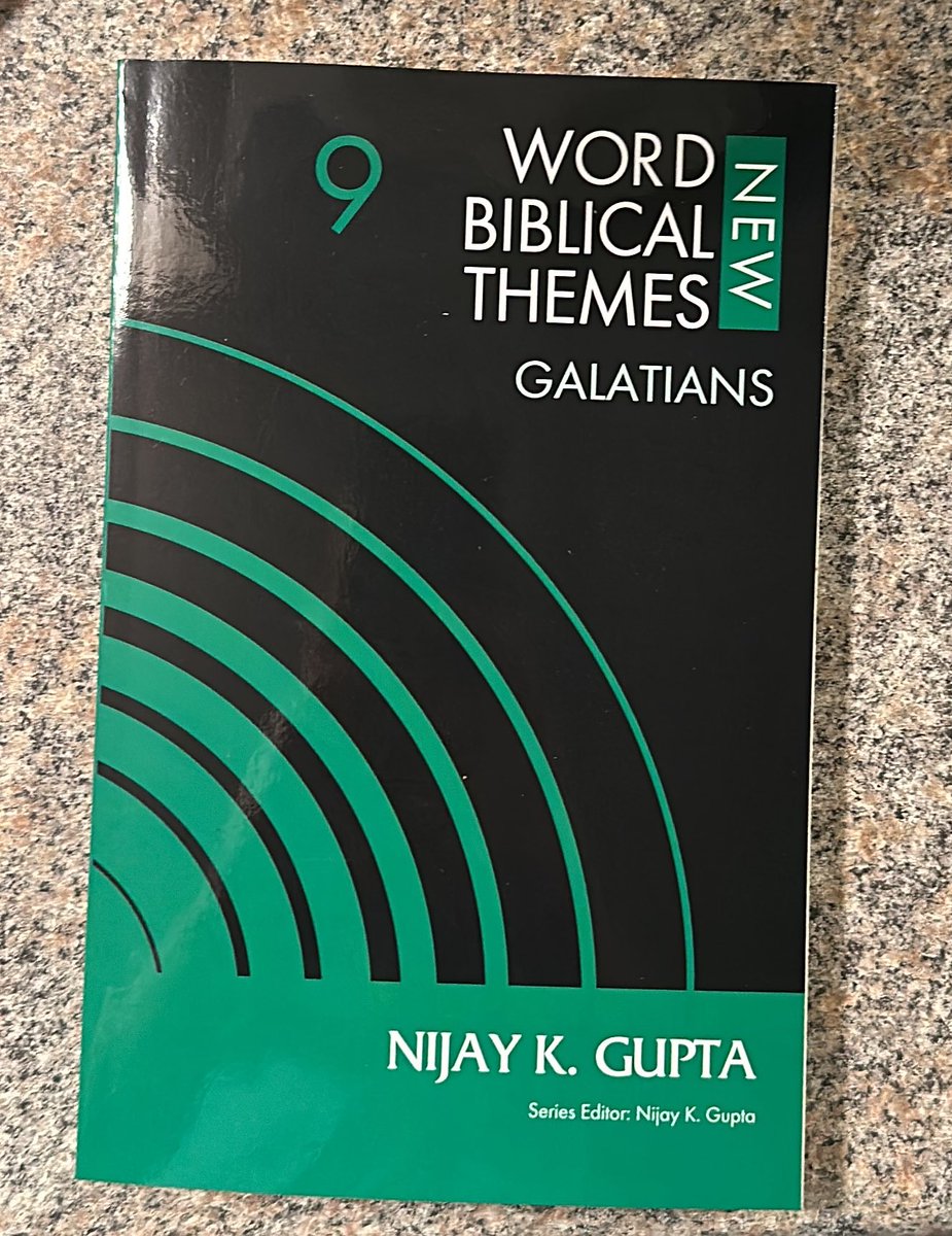 Look what came today! @NijayKGupta From our friends at @ZonderAcademic looking forward to digging in 🙏🏻🙌🏻