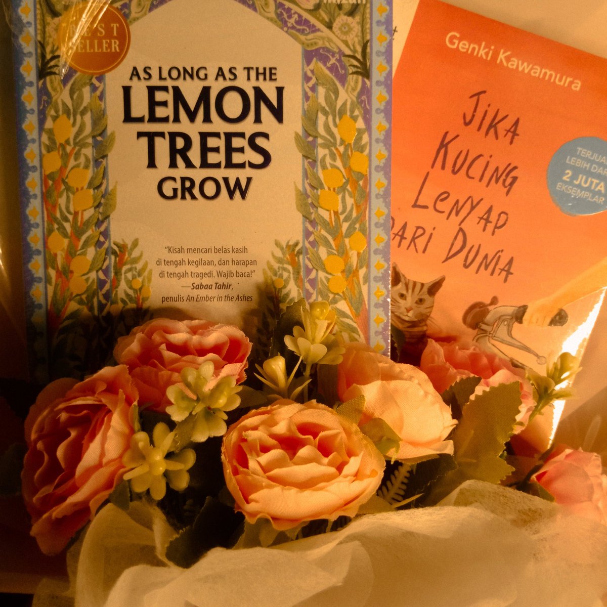 euthanaisya's tweet image. Look what I've got on my 20th birthday 🥹 a beautiful bouquet book hiks