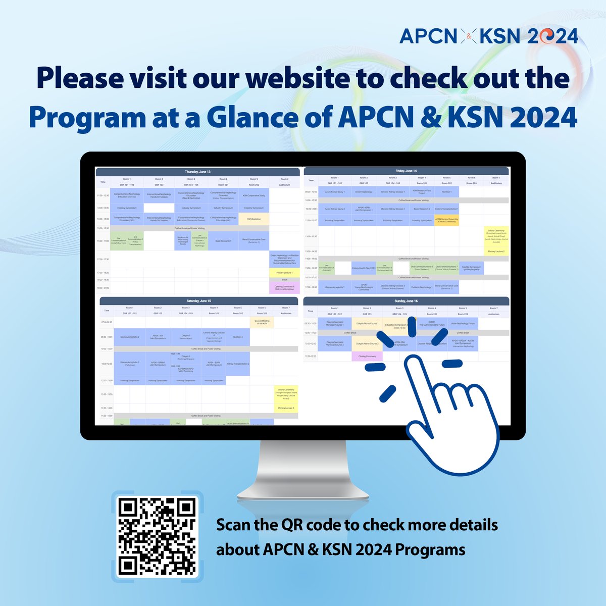 [APCN & KSN 2024] Please check out the Abstract Acceptance Notice and the APCN & KSN 2024 Program!
Visit Our Website: apcn2024.org
#대한신장학회 #APCN #APCN2024 #APCNxKSN #KSN #APSN