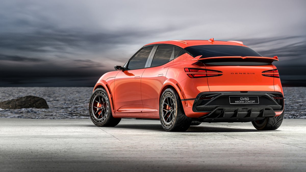 HMGnewsroom's tweet photo. Feast your eyes upon the new Neolun Concept and #GV60 Magma Concept, pushing the boundaries of performance and luxury.

*Concept vehicles shown.

#GENESIS #ConceptCar #GV60Magma #Neolun #MagmaProgram https://t.co/oWlU15qEwX