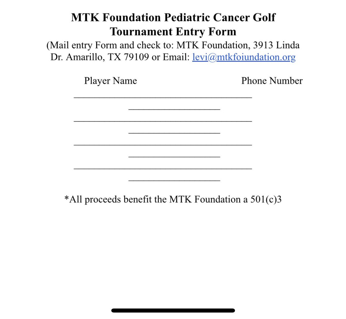 MTK Foundation tweet media