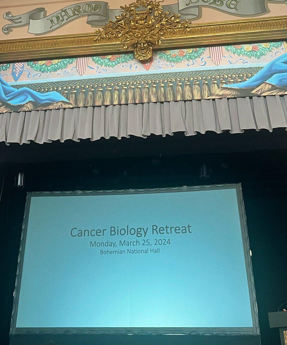 Today attending Mount Sinai’s Cancer Biology Retreat