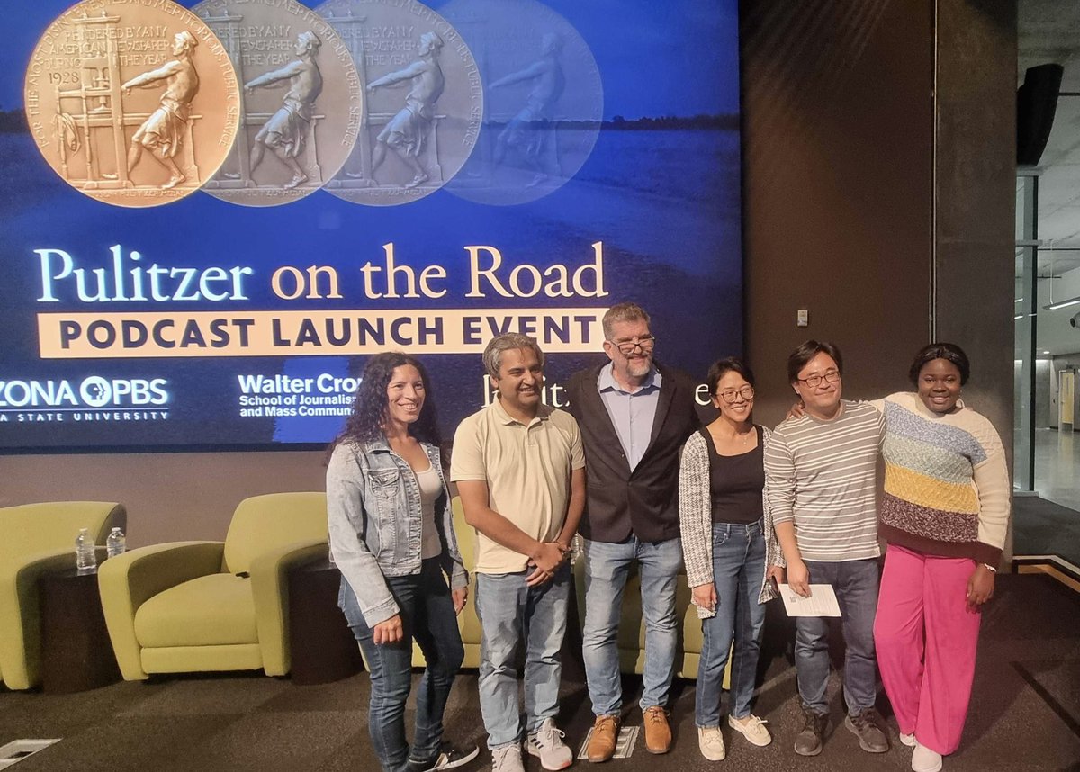 Pulitzer on the Road' podcast launch ! 

#PulitzerOnTheRoad #PodcastLaunch 🎙️🚗