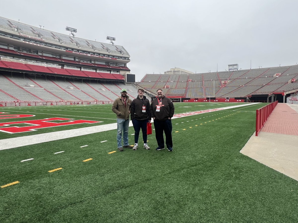 Awesome visit today at @HuskerFootball with Uncle and dad! #GBR @PNHuskieFB @s_kwilli32 @CoachTwichPN @josephpatrick20 @SWiltfong247 @Coach_MoWeaver