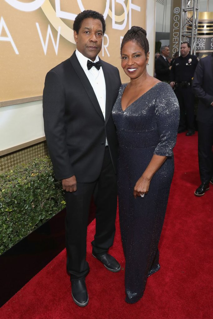 6. Denzel Washington and Pauletta Pearson