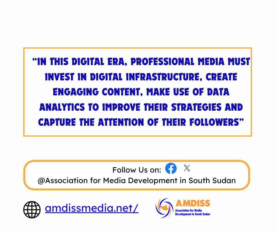 In today's digital era, Professional media outlets should adopt new technologies, utilize social platforms, invest in digital infrastructure, create engaging content, and use data analytics for improved strategies in the digital era. #digitalmedia #professionaldevelopment.