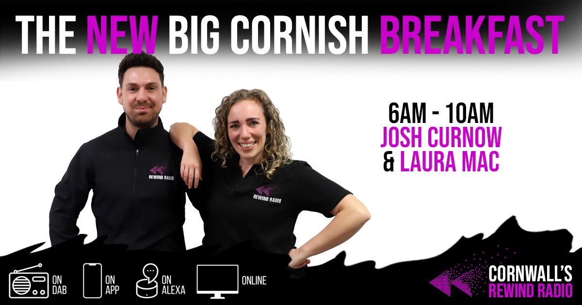 Former Cornish BGT semi finalist joins Rewind Radio for the Big Cornish Breakfast. Launches 2/4/24 read more rewindradio.co.uk/news/news/form…