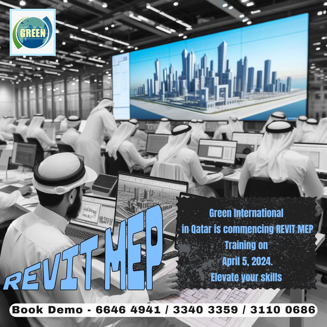 Greenmtcintl's tweet image. 𝗗𝗼𝗻&apos;𝘁 𝗺𝗶𝘀𝘀 𝗼𝘂𝘁 𝗼𝗻 𝘁𝗵𝗲 𝗼𝗽𝗽𝗼𝗿𝘁𝘂𝗻𝗶𝘁𝘆 𝘁𝗼 𝗲𝗻𝗵𝗮𝗻𝗰𝗲 𝘆𝗼𝘂𝗿 𝘀𝗸𝗶𝗹𝗹𝘀 𝘄𝗶𝘁𝗵 𝗼𝘂𝗿 𝗥𝗲𝘃𝗶𝘁 𝗠𝗘𝗣, 𝗔𝗿𝗰𝗵𝗶𝘁𝗲ct &amp;amp; 𝗦𝘁𝗿𝘂𝗰𝘁𝘂𝗿𝗮𝗹 𝘁𝗿𝗮𝗶𝗻𝗶𝗻𝗴 𝗯𝘆 𝗚𝗿𝗲𝗲𝗻 𝗜𝗻𝘁𝗲𝗿𝗻𝗮𝘁𝗶𝗼𝗻𝗮𝗹! 
#RevitTraining #GreenInternational