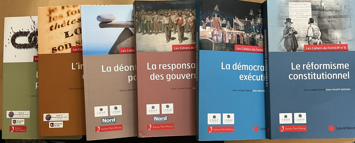 Droit constitutionnel comparé: liste impressionnante des publications des colloques annuels du #ForInCIP à l’Uni de Lille avec, chaque fois, une contribution relative au #Luxembourg . « Le réformisme constitutionnel », publié en mars 2024, à commander sur amazon.fr.