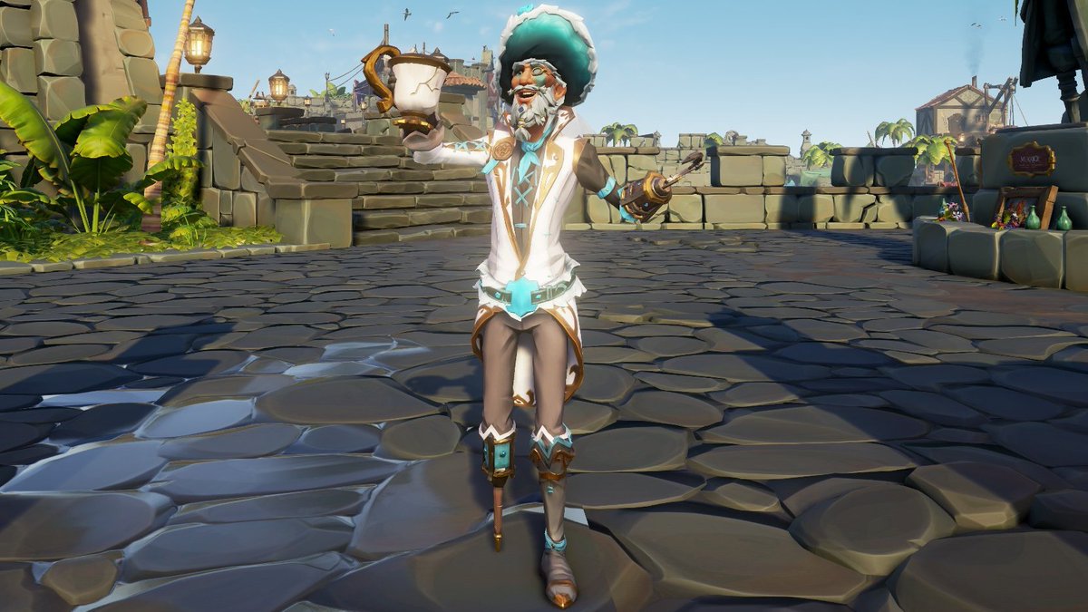 This is the only time I get to walk on a red carpet - unless I spill my wine. 🍷

Theme: Red Carpet

#StyleOfThieves <a href="/SeaOfThieves/">Sea of Thieves</a>